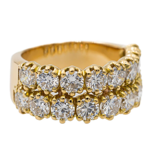 Bague Cocktail Or jaune Diamant
