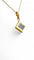 Collier Chaîne et pendentif en or jaune et diamants princesses 58 Facettes
