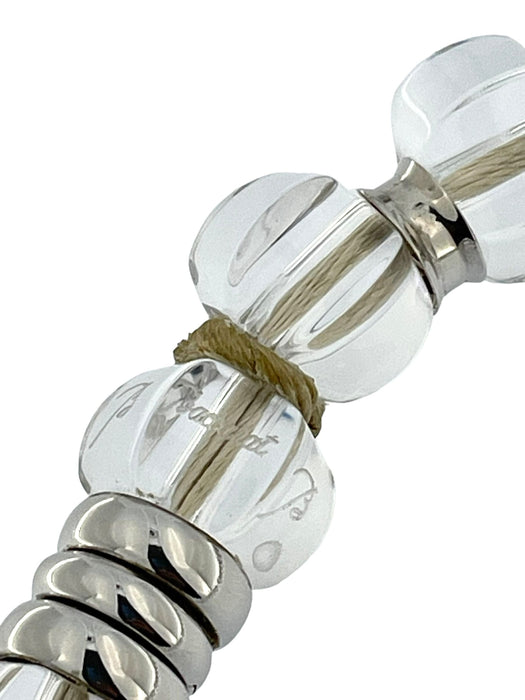 Collier BACCARAT - Collier Sherazade en or blanc avec cristaux et diamants 58 Facettes