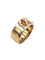 Bague 53 HERMES. Collection "Kelly", bague or rose 18K et diamants 58 Facettes