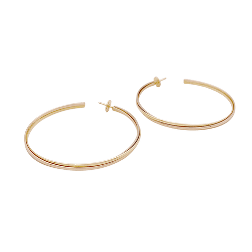 Boucles d'oreilles Boucles d'oreilles Cartier, "Trinity", trois ors. 58 Facettes 34653