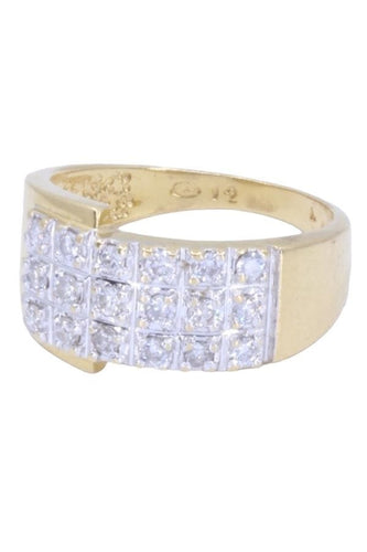 Bague 51.5 BAGUE PAVAGE DIAMANTS 58 Facettes 083491