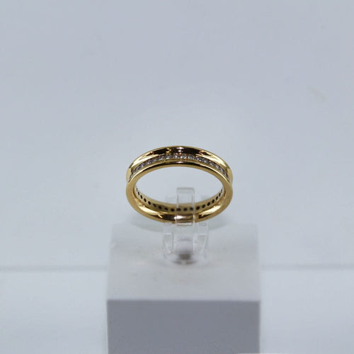 Bague Alliance tour complet or 58 Facettes