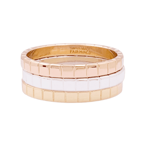 54 Bague Chopard "Ice Cube" or rose. 58 Facettes 34154