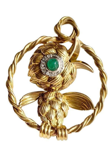 Broche Broche en or jaune et platine 58 Facettes