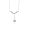 Collier Collier ancien en or blanc et diamants 58 Facettes