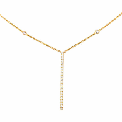 Collier Messika Collier Gatsby Or rose Diamant 58 Facettes 4661187RV