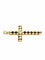 Pendentif Pendentif croix en or jaune 58 Facettes