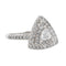 Bague 50 Bague Cocktail Or blanc Diamant 58 Facettes 2769471CN