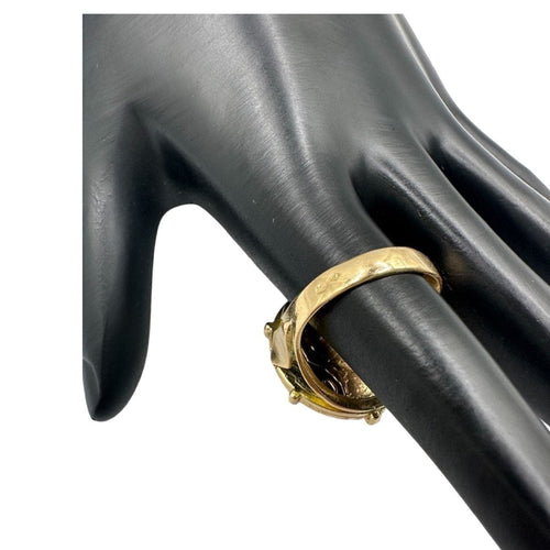 Bague Bague or jaune pièce de PIECE 20 FRANCS MARIANNE 6 GRIFFES 58 Facettes