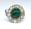 47 Bague ancienne diamants émeraude 58 Facettes