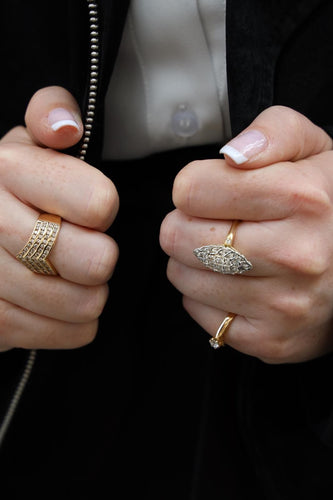 Bague 57.5 Bague Or jaune Diamant 58 Facettes 1907845CN