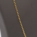 Collier Chaîne jaseron solide en or 18 carats 58 Facettes E360611C