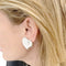 Boucles d'oreilles Boucles d'oreilles TIFFANY & CO x Elsa Peretti, «Cœur Bean » en argent. 58 Facettes 35091