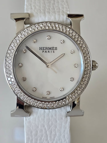 Montre HERMES - Montre Heure H ronde 58 Facettes