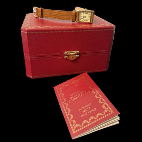 Montre Cartier Montre Tank Vermeil 58 Facettes MT44891