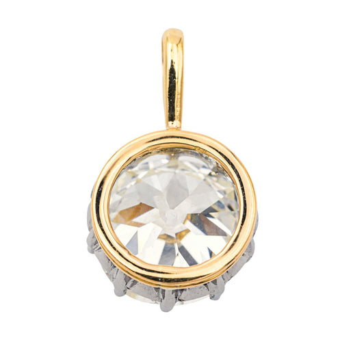 Pendentif Pendentif Or jaune, Platine Diamant 58 Facettes 4199345CN