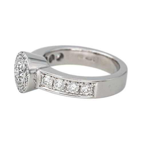 51 Bague Solitaire Or blanc Diamant 58 Facettes 4274094RV