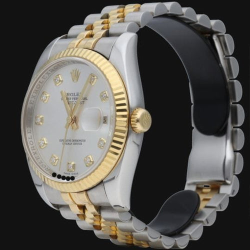 Montre Rolex Montre Date Just 36 58 Facettes MT42552