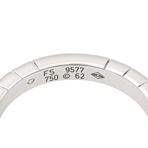 Bague 62 Cartier Bague Alliance Lanières Or blanc 58 Facettes 4061190CN