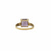 Bague 60 Bague en or jaune et amethyste taille princesse 58 Facettes CAE-RI-PRIN-YGAM