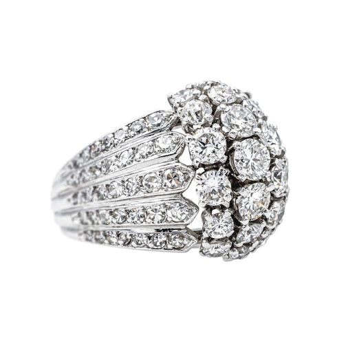 Bague 51 Bague Cocktail Or blanc Diamant 58 Facettes 4061324CN