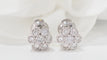 Boucles d'oreilles Boucles d'oreilles en or blanc et diamants 58 Facettes 32248