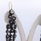 Boucles d'oreilles Boucles d’oreilles anciennes en or 12 kt et argent avec diamants 5,50 ct 58 Facettes