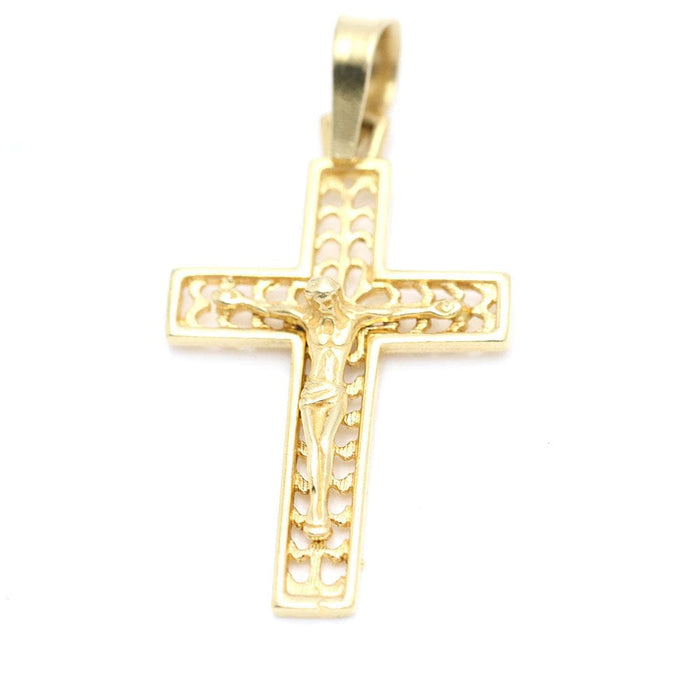 Pendentif Pendentif croix ajourée en or 18 carats d'occasion 58 Facettes E361521A