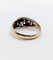 Bague 56.5 Bague jonc bombé antique en or 14k et diamant taille rose 58 Facettes A06623