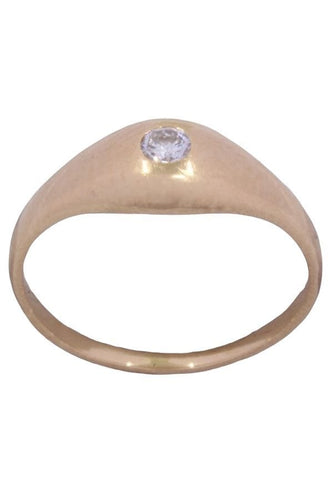 Bague 44 BAGUE JONC ANGLAIS DIAMANT 58 Facettes 087041