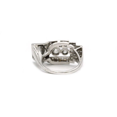 Bague Bague - Or, Platine & Diamants 58 Facettes 240063R
