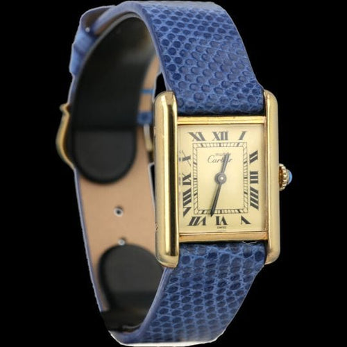 Montre Cartier Montre Tank Vermeil 58 Facettes MT42349