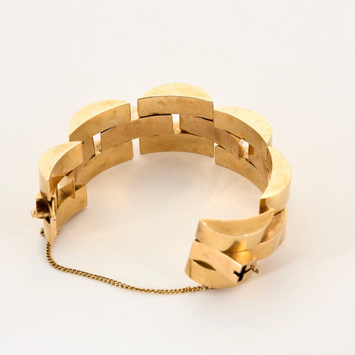 Bracelet Bracelet Tank or jaune 58 Facettes NAR0155