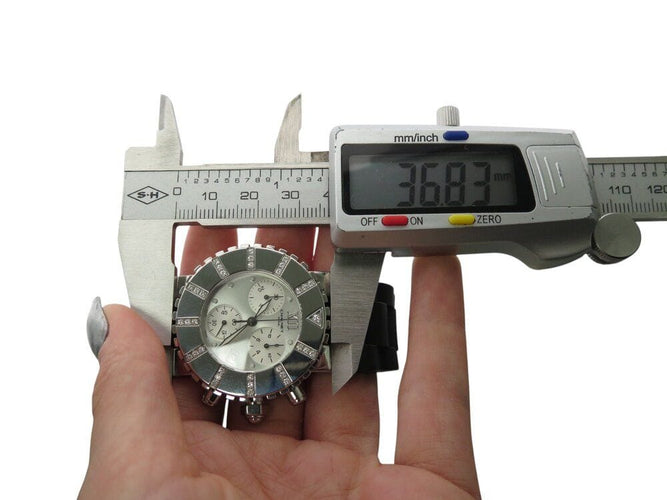 Montre montre CHAUMET class one chronographe 624 38mm acier diamants quartz 58 Facettes 268453