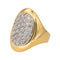 Bague 57.5 Bague Or jaune, Or blanc Diamant 58 Facettes 4148028RV