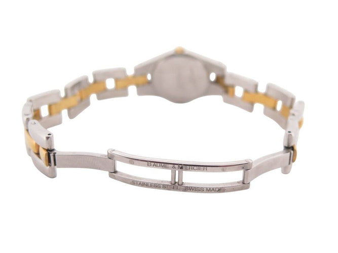 Montre montre baume & mercier linea mv045203 quartz 22mm or acier en 58 Facettes 267874