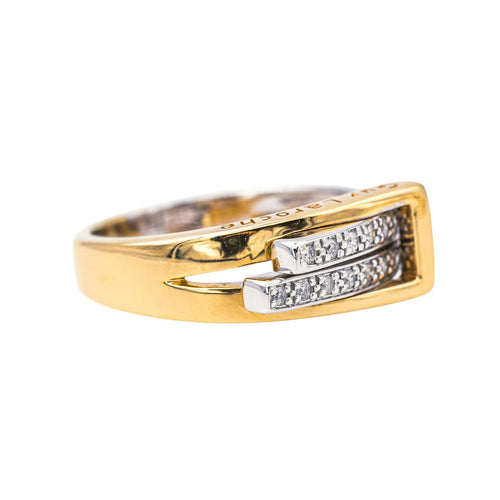 Bague 57 Guy Laroche Bague  Or jaune, Or blanc Diamant 58 Facettes 3956321CN