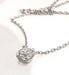 Collier Collier chaîne or blanc diamant 0,49 carat 58 Facettes AB415