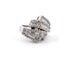 Bague 54 Bague en or blanc massif sertie de diamants brillants et baguettes 58 Facettes