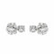 Boucles d'oreilles Boucles d'oreilles  Puces Or blanc Diamant 58 Facettes 4155737CN