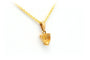 Pendentif Pendentif contemporain serti d’une citrine en or jaune 18 carats 58 Facettes B387
