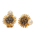 Boucles d'oreilles Boucles d'oreilles Or jaune 18K Saphir Perle Tournesols 58 Facettes BO220433/TOURNESOLS