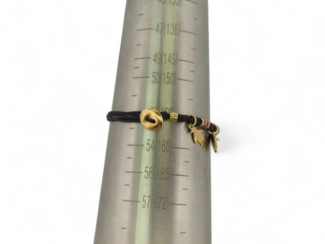 Bracelet bracelet dodo rondelles granelli charms lion pingouin canard or jaune 18k 58 Facettes 271162