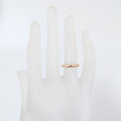 Bague 48 Cartier - Alliance C avec diamant en or rose 18k 58 Facettes 1