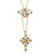 Pendentif Éclat divin : pendentif croix en or des années 1730 58 Facettes 20240-0285