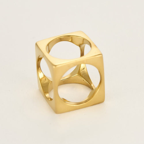 Pendentif DINH VAN - Le Pavé - Pendentif en or jaune 58 Facettes CHAL1207