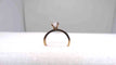 Bague 54 Bague or et Oxydes de Zirconium 58 Facettes 11444