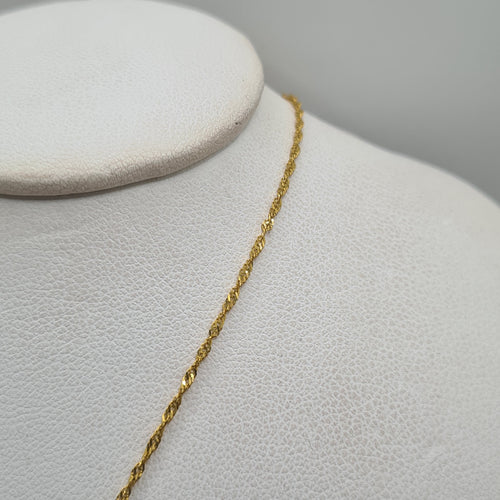 Collier Chaine avec son pendentif or jaune 58 Facettes