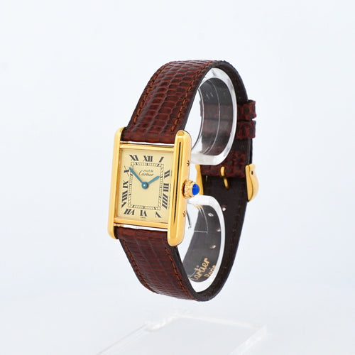 Cartier Tank Must - Lemon roman dial - SM